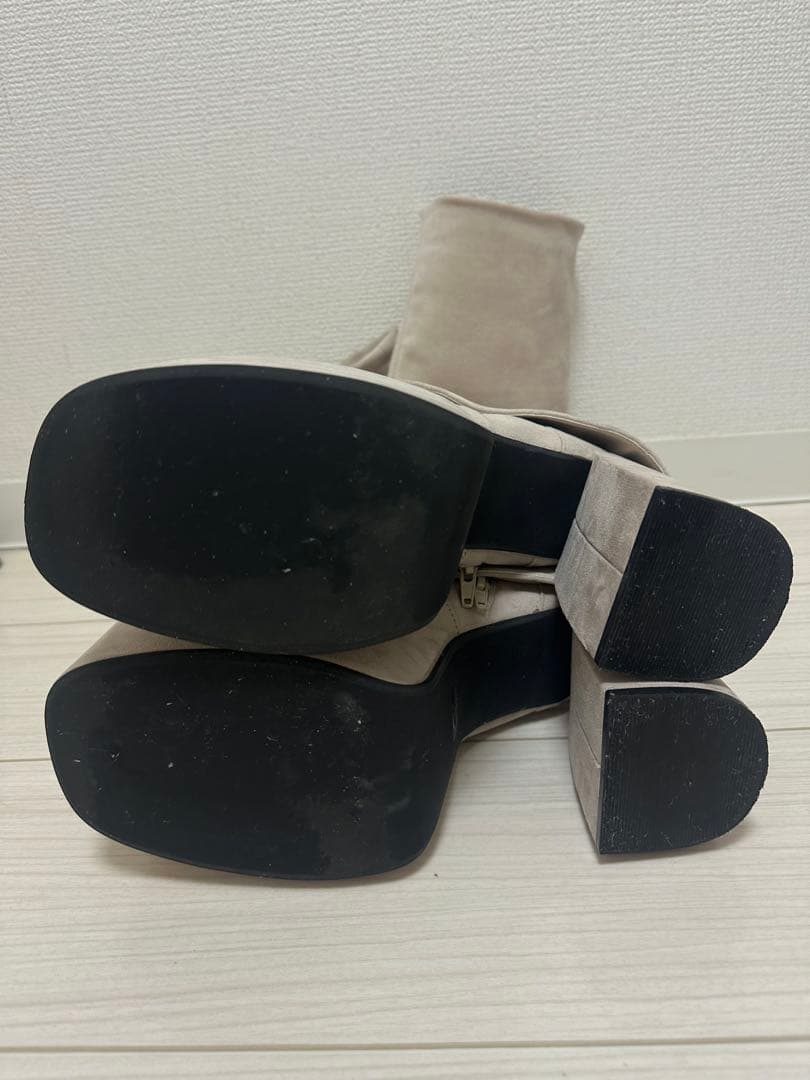 EMODA ルーズフレアカバーフィットブーツ Lサイズ