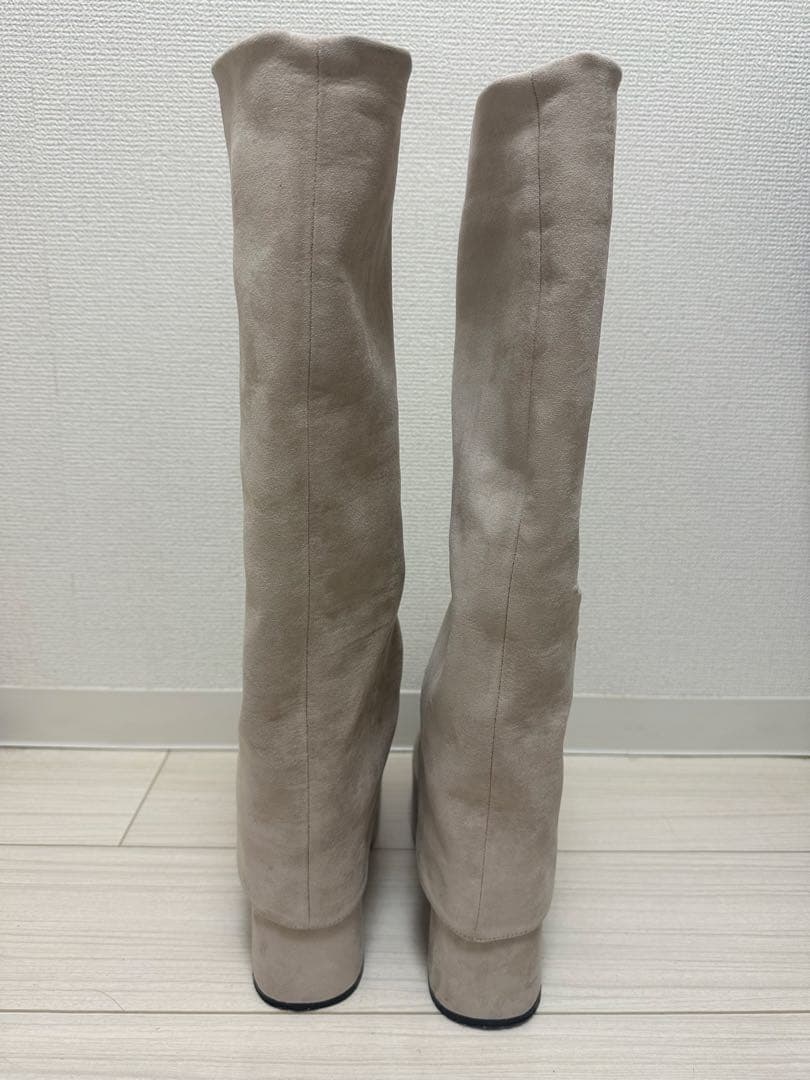 EMODA ルーズフレアカバーフィットブーツ Lサイズ