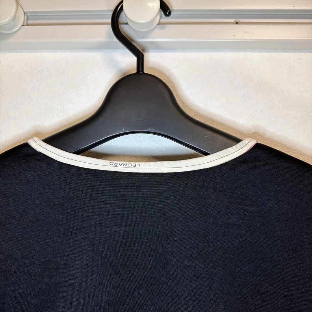 LEONARD レオナール シルクウール カーディガン Mサイズ