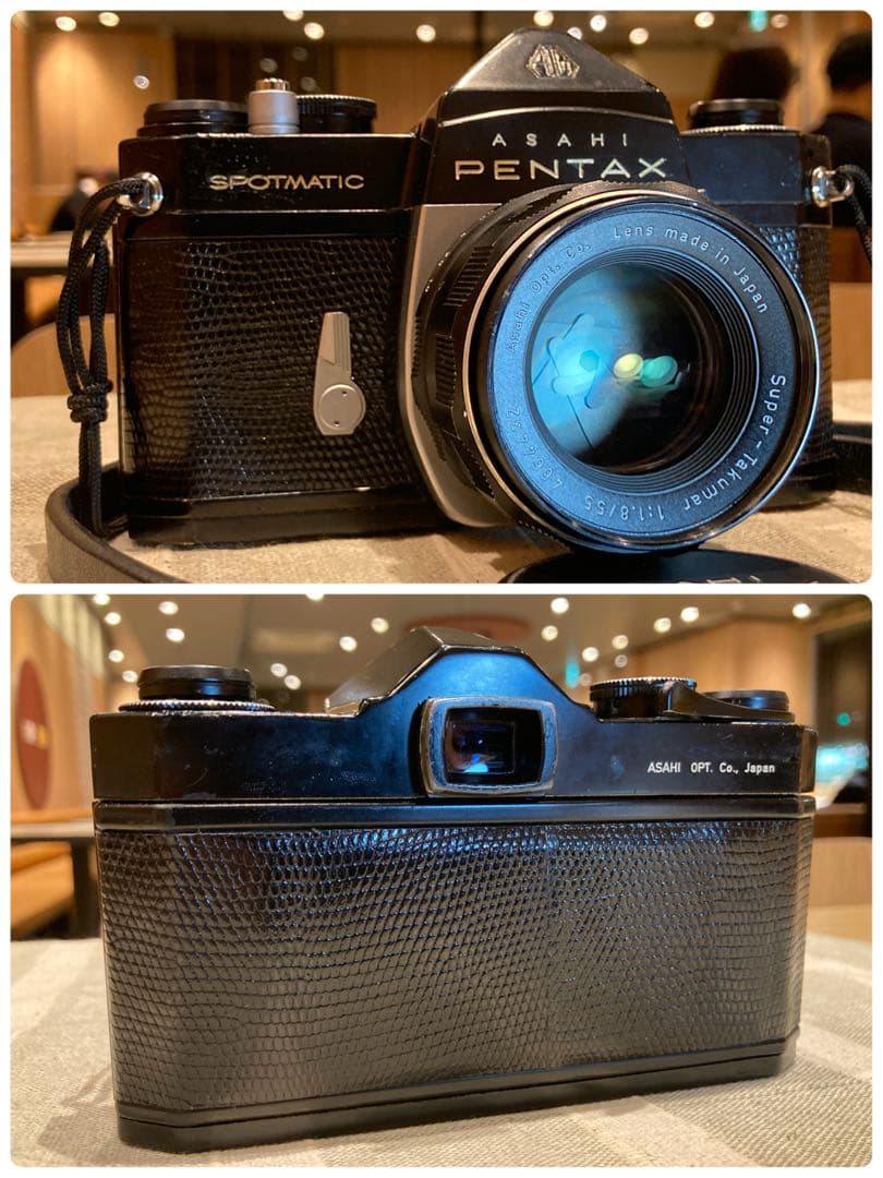 個性派ペンギンカラー★pentax sp +タクマー1.8★完動＊美品＊初期保証