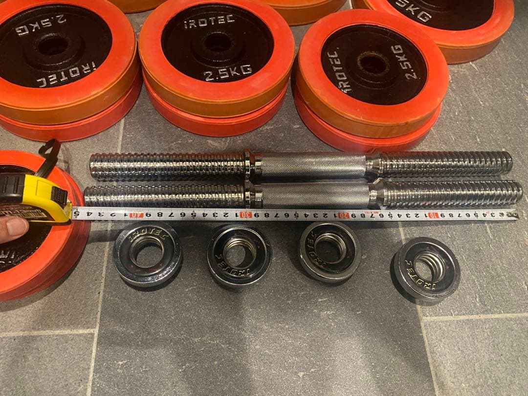 【引取限定】IROTEC ダンベルセット 50kg