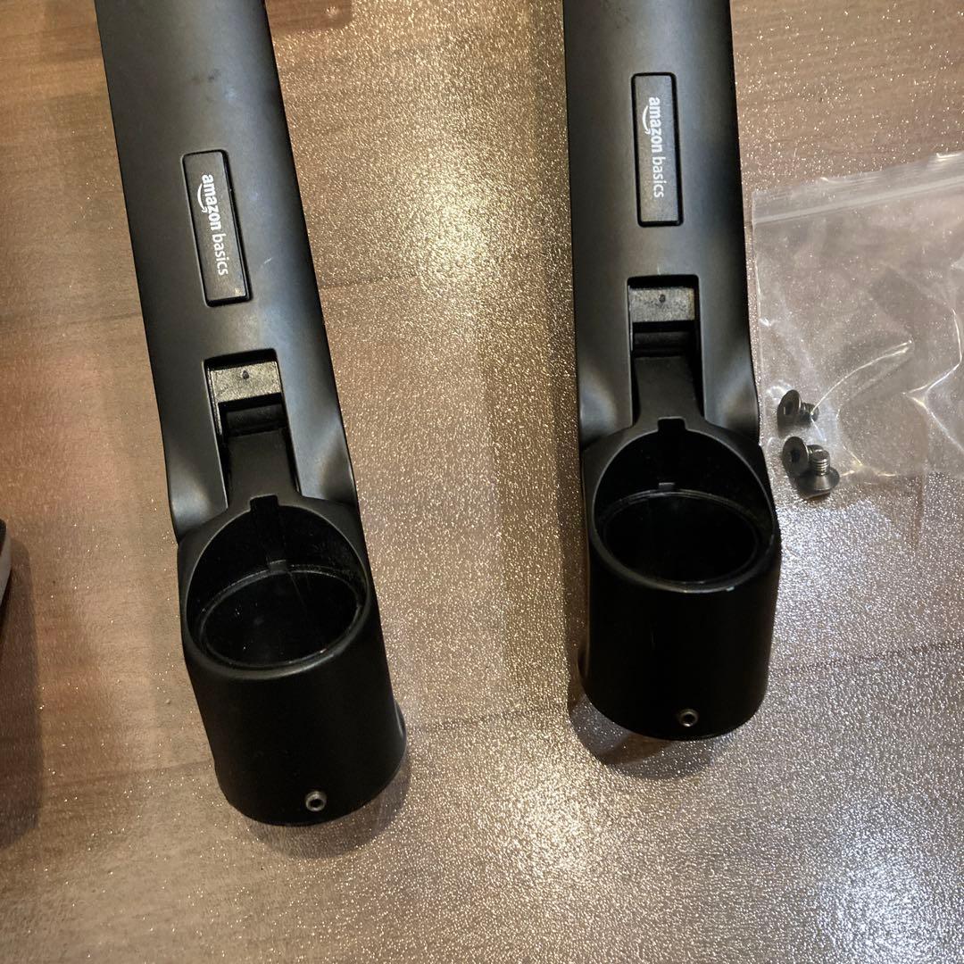 Amazon baiscs ブラック デュアルモニターアーム