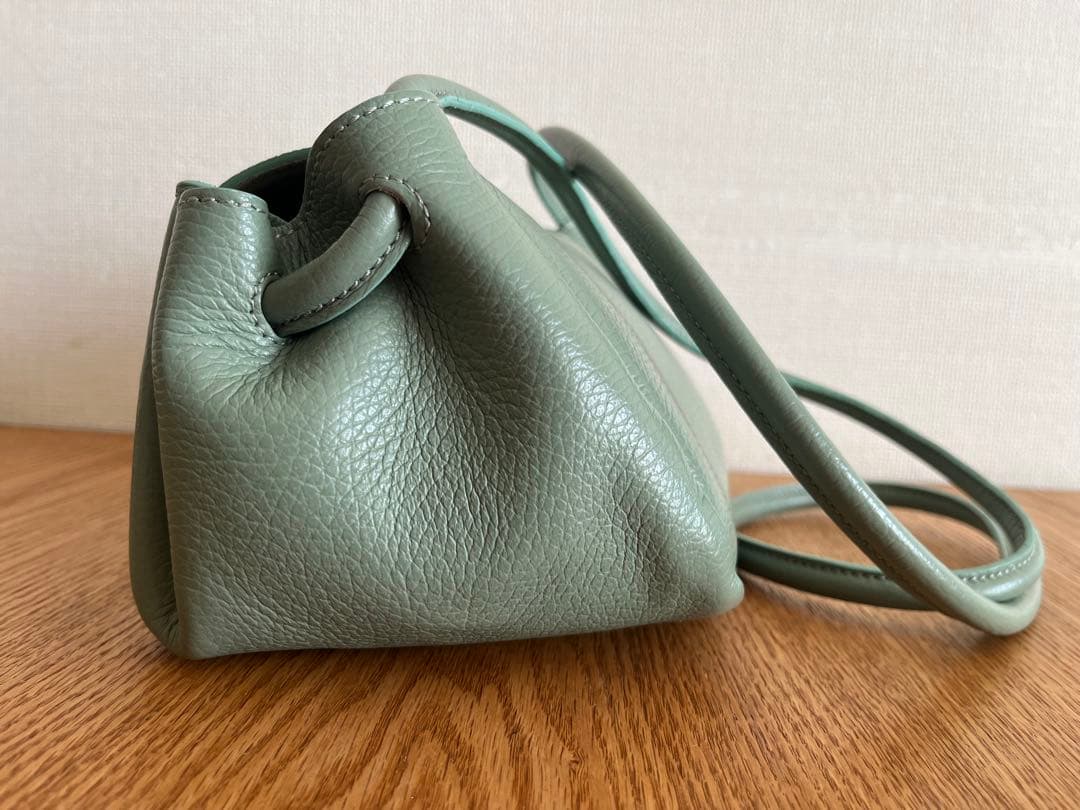 TOMORROWLAND DES PRESグリーン レザー ショルダーバッグ