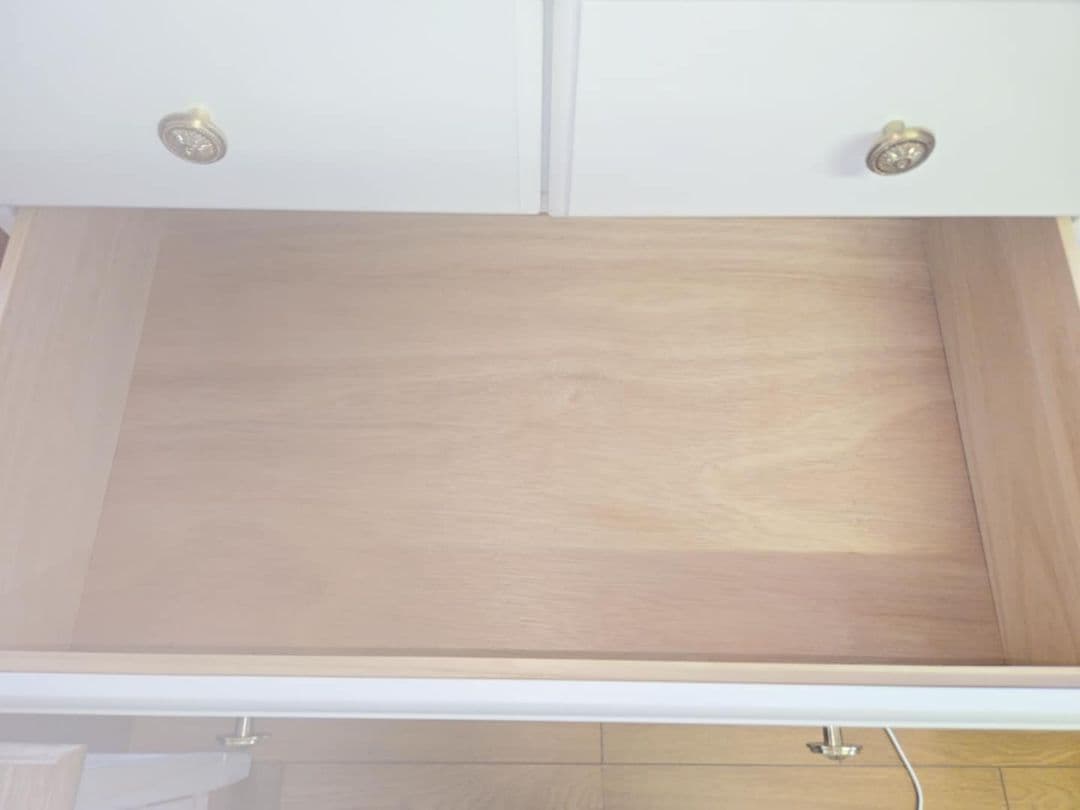 ホワイト 5段チェスト タンス 木製