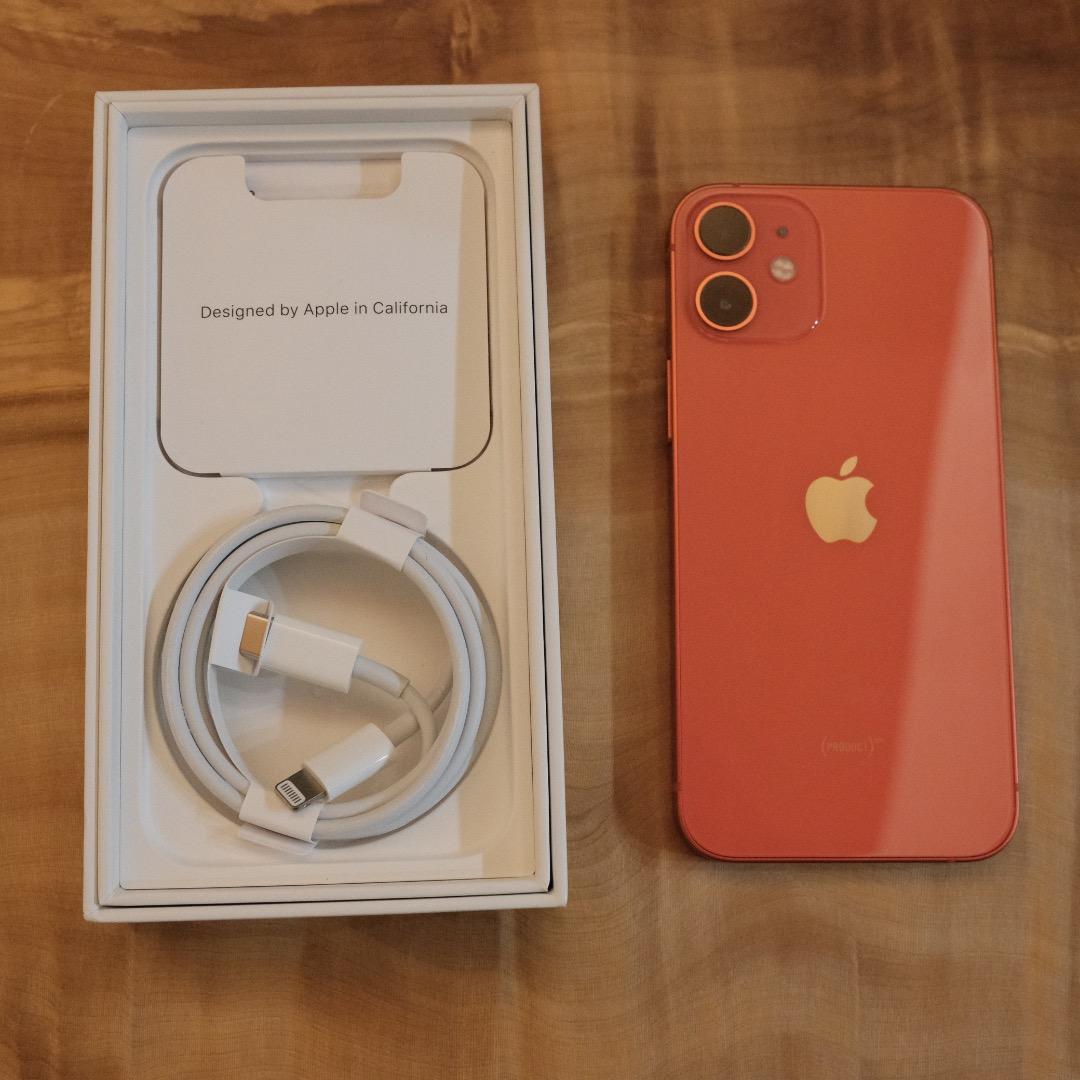 【訳あり品】iPhone 12 mini red docomo SIMフリー