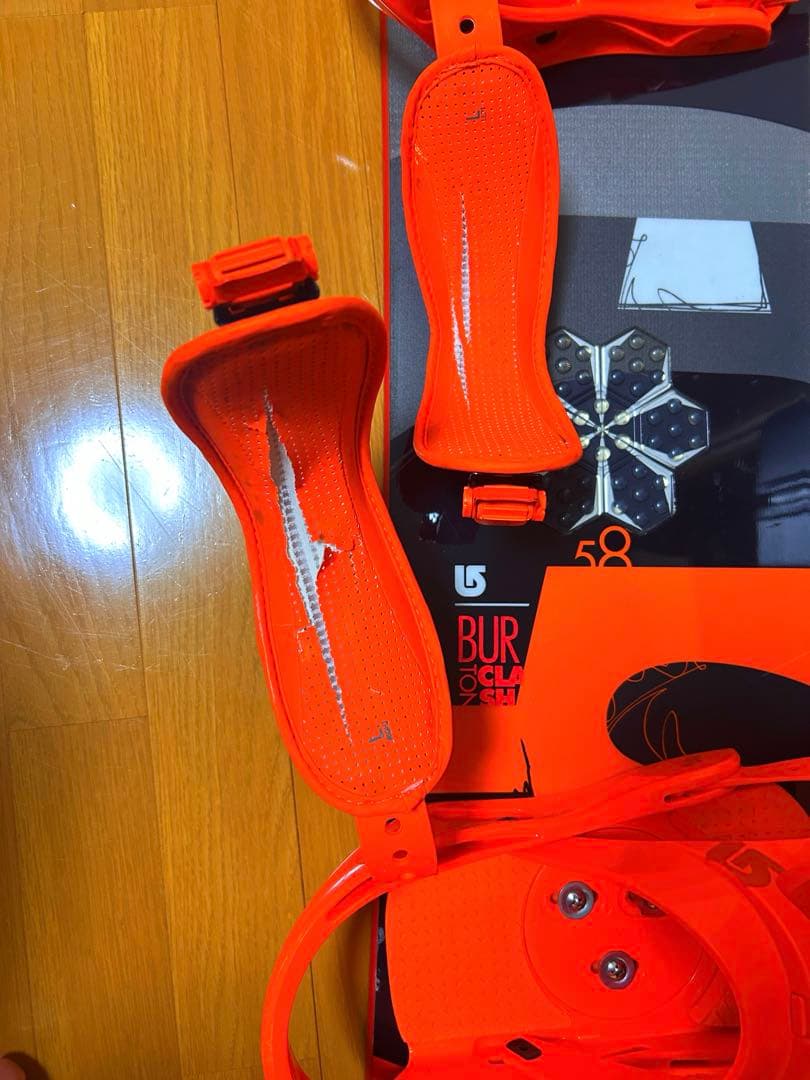 Burton 158cm スノーボード Salomonブーツ付 3点セット