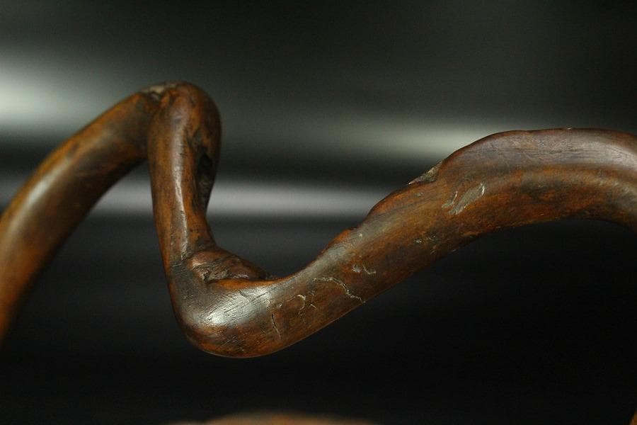 茶道具 奇木 手付 煙草盆 古銅火入 香炉 珍品(K-YC391)