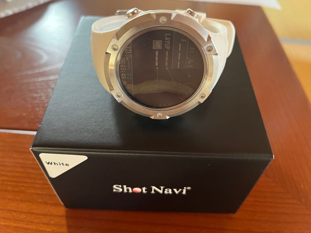 U　GPSナビウォッチ　Shot Navi Evolve α 白