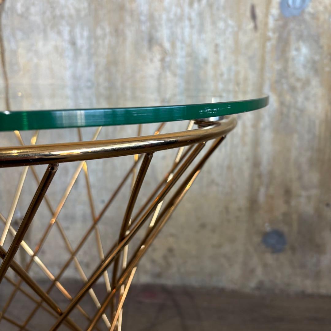 Francfranc マーリア サイドテーブル ゴールド