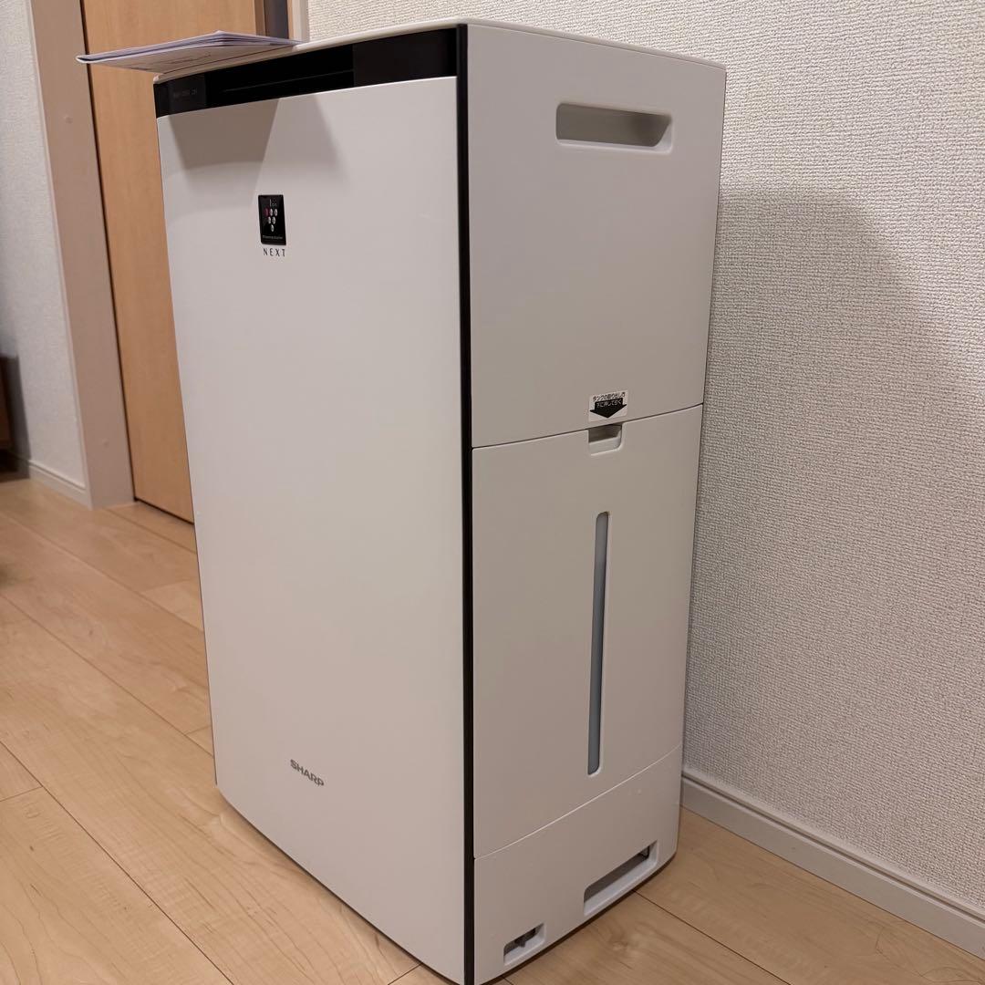 極美品 シャープ 加湿空気清浄機 KI-SX70-W プラズマクラスターNEXT