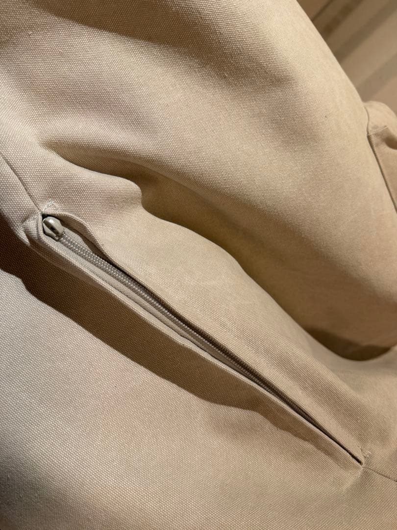 ZARA  コットンパフチェア　ビーズクッション　美品（ダグ付き）