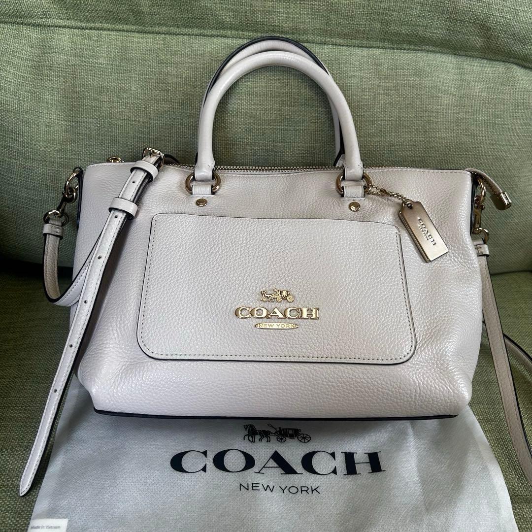 COACH コーチ　ショルダーバッグ　トート　エマ　31466 アメリカ　レザー