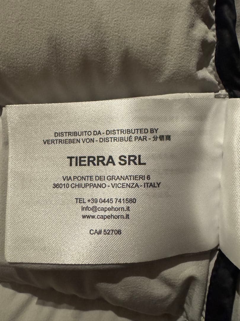 ［美品］CAPE HORN ダウンジャケット ホワイト