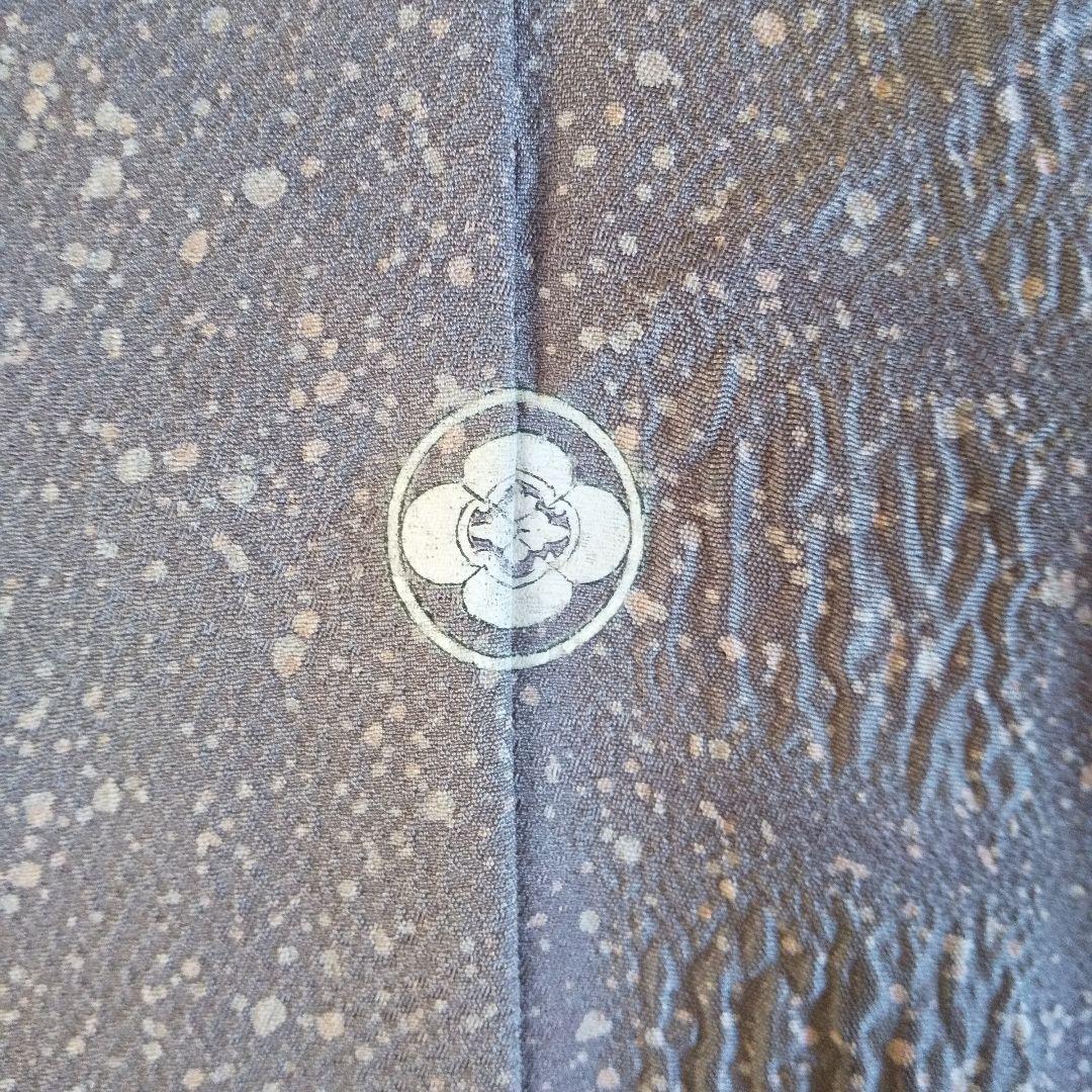 正絹・縮緬訪問着・薄紫系・一つ紋・袷