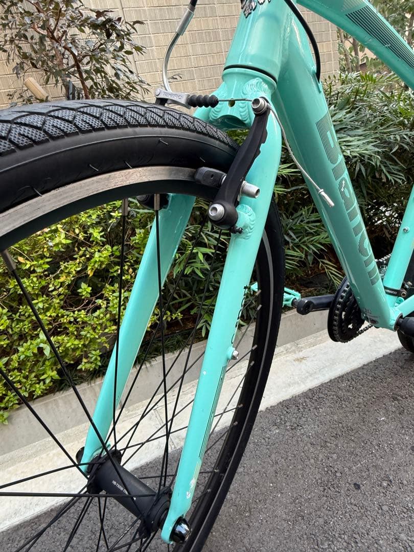 消耗品新品交換済み★ビアンキ C-SPORTS 1 クロスバイク　47サイズ