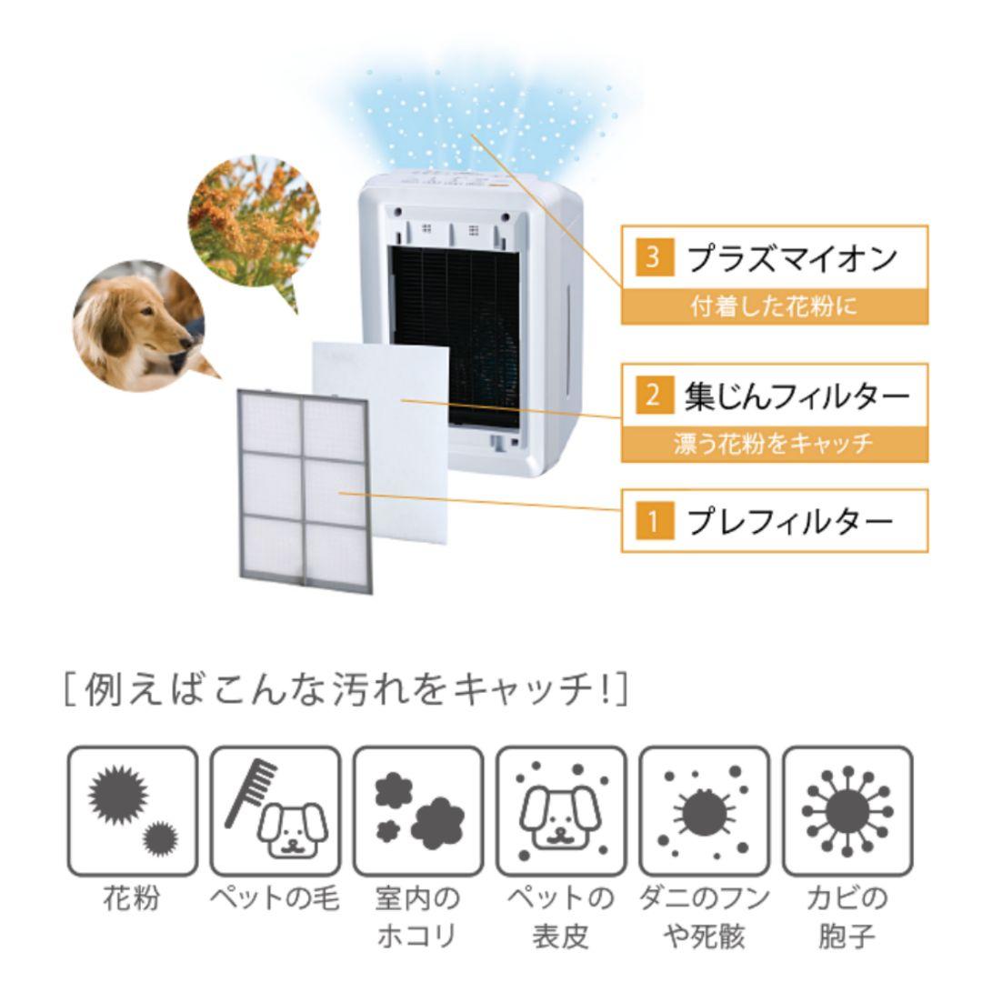 富士通ゼネラル 加湿脱臭機 DAS-303K＋高機能集じんフィルター
