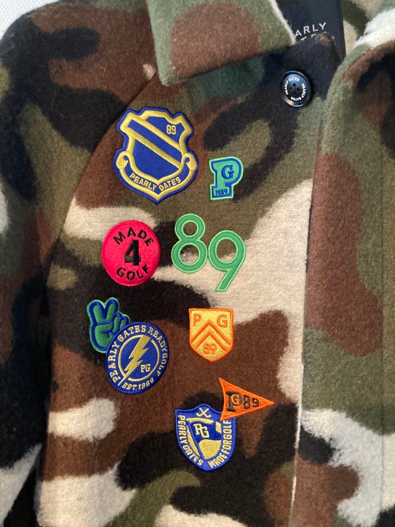パーリーゲイツ PEARLY GATES ジャケット 長袖コート カモフラ 迷彩