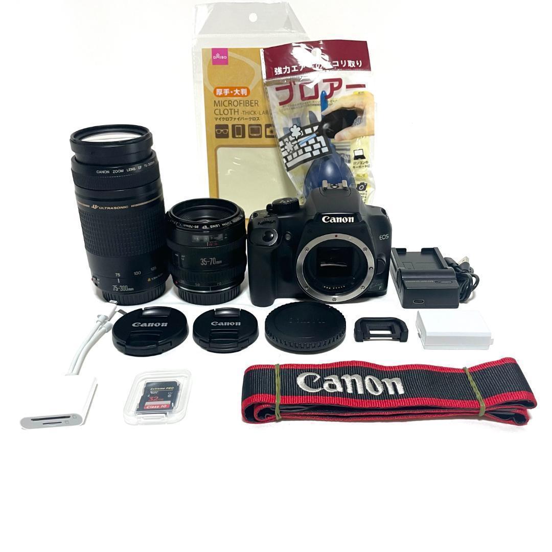 ⭐️初心者向け❣️⭐️Canon EOS Kiss F⭐️ダブルレンズセット⭐️