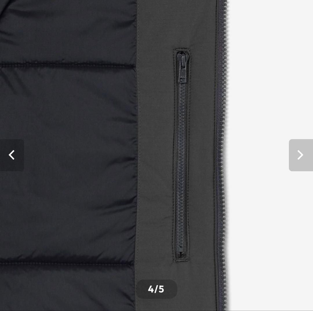 ENNOYとスタイリスト私物 PADDED NYLON HOODIE GRAY