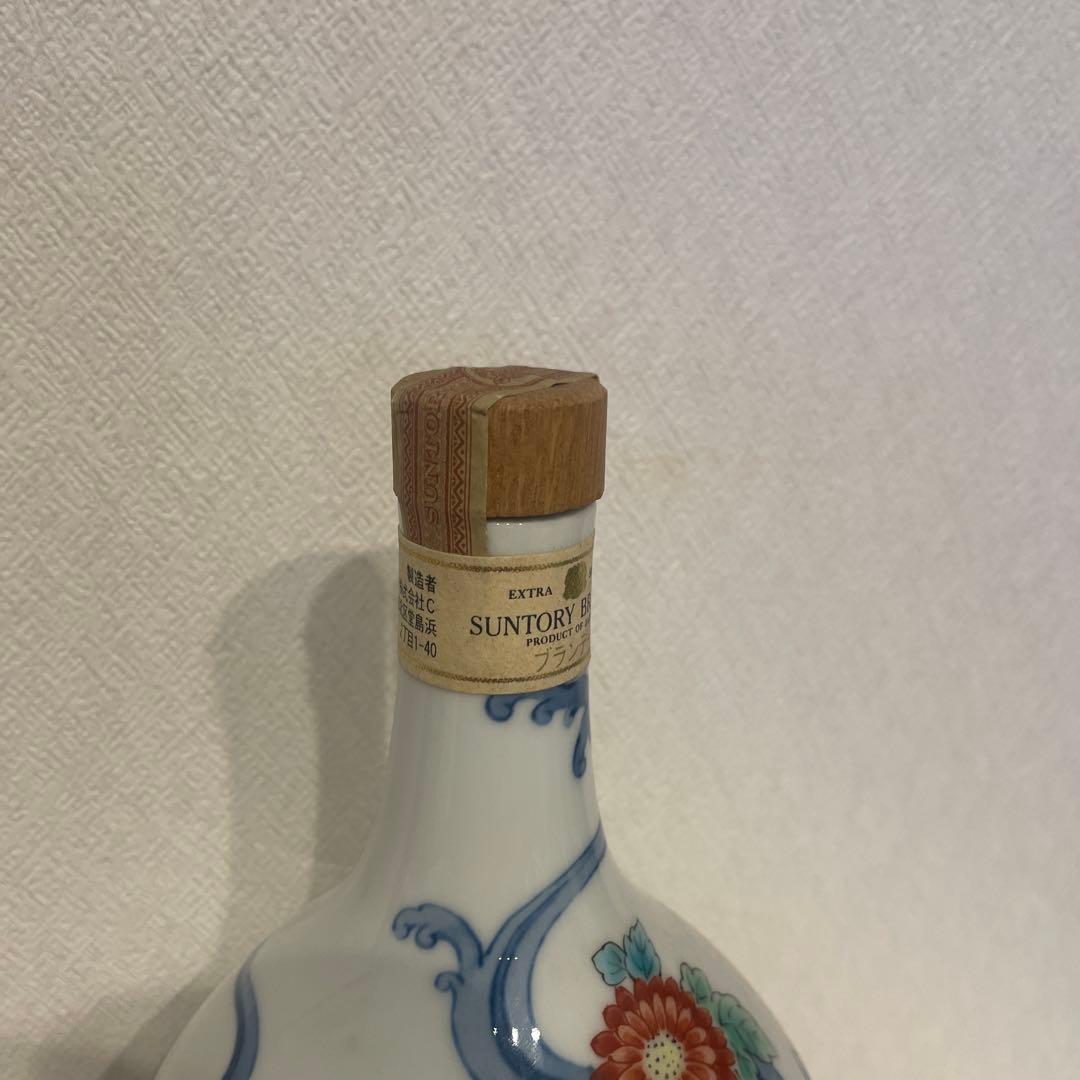 有田焼　染錦菊水文