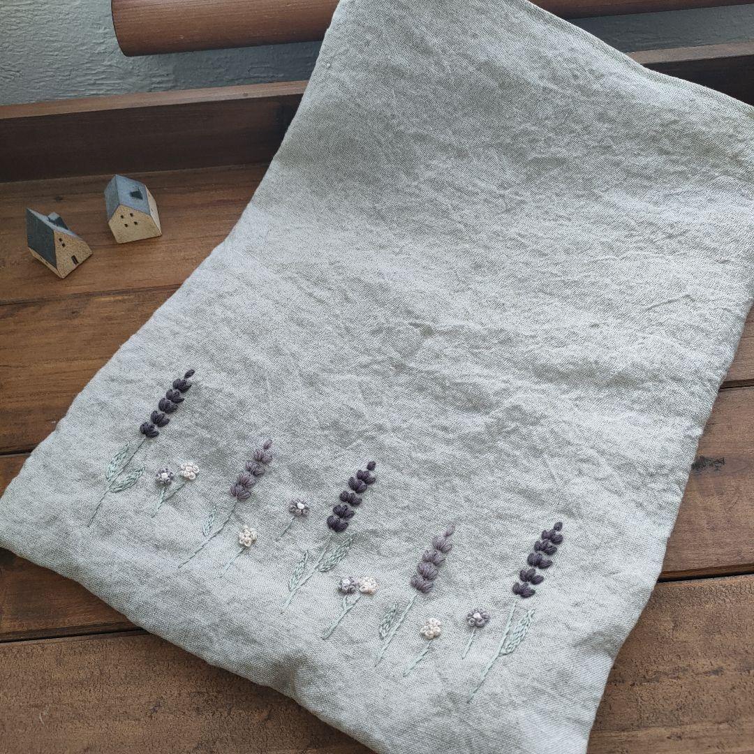 【リネン刺繍　ララ様オーダー専用ページ】　マルチクロス　クッションカバー