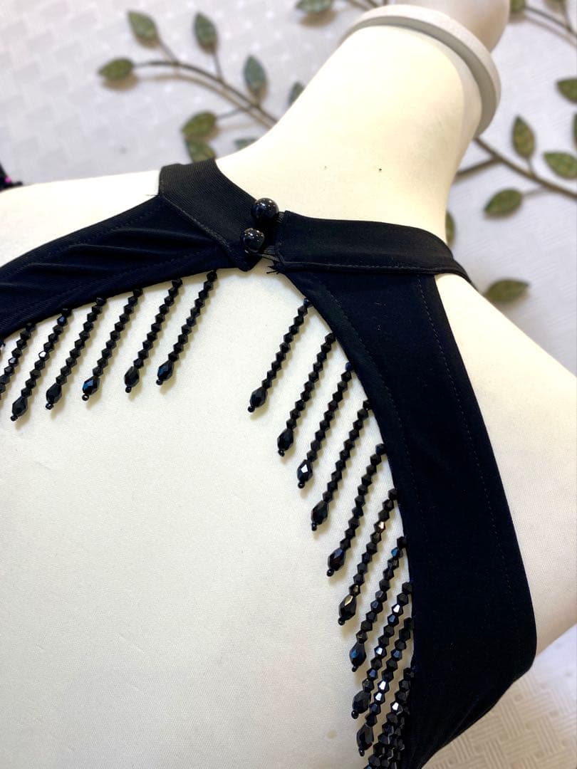 社交ダンス★レッスンウェア★レオタード★ベルト★フロート★スカート