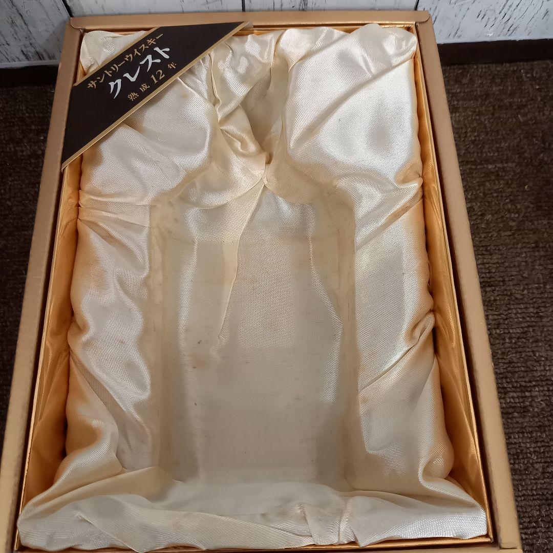 【未開封】サントリーウイスキー CREST 12年 初期ボトル 黒キャップ