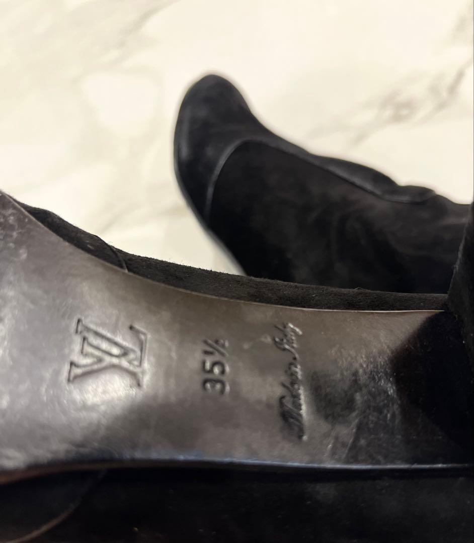値下げ‼️新年セール【Louis Vuitton ルイ・ヴィトン】黒スエードブーツ