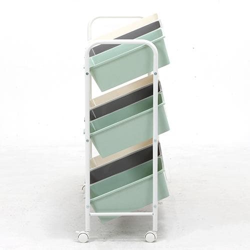 おもちゃ収納ラック グリーン系