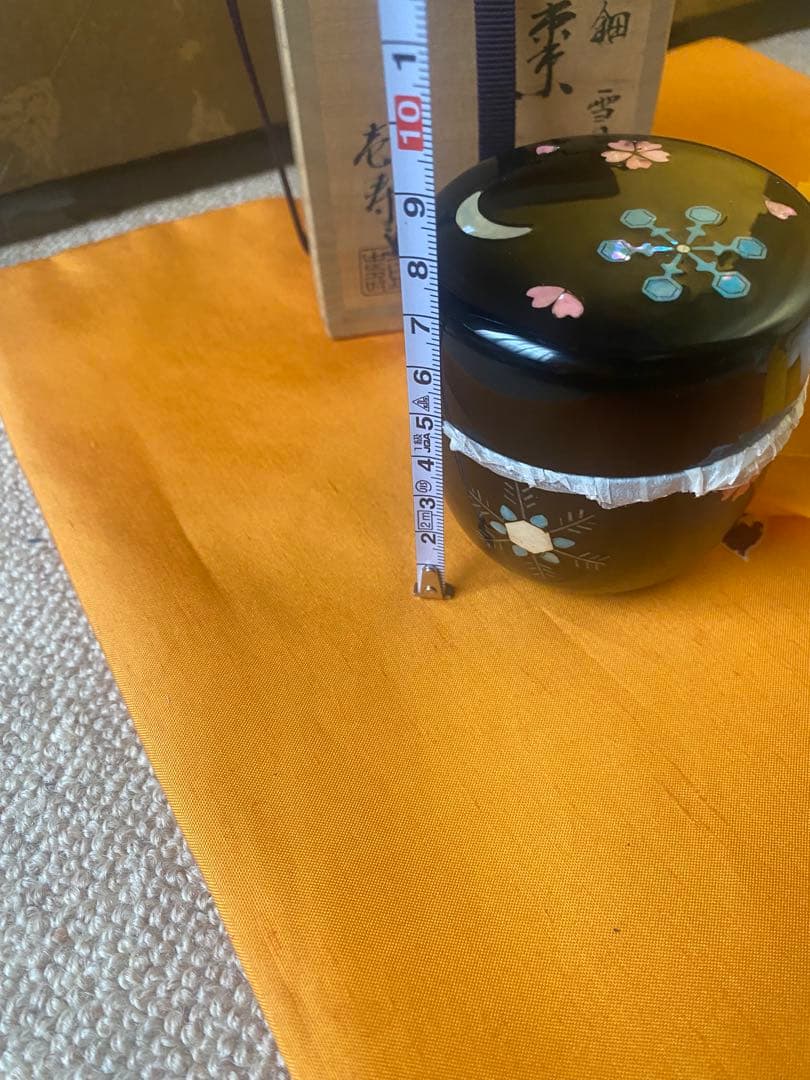 螺鈿　雪月花　棗　壱寿造　木箱入