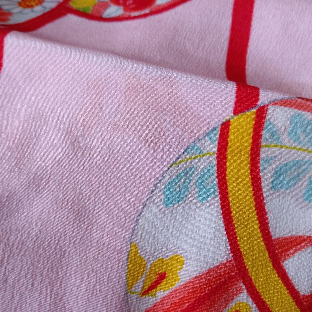 ゴ*ラ様 七五三　アンティーク　女の子着物　正絹　保管品