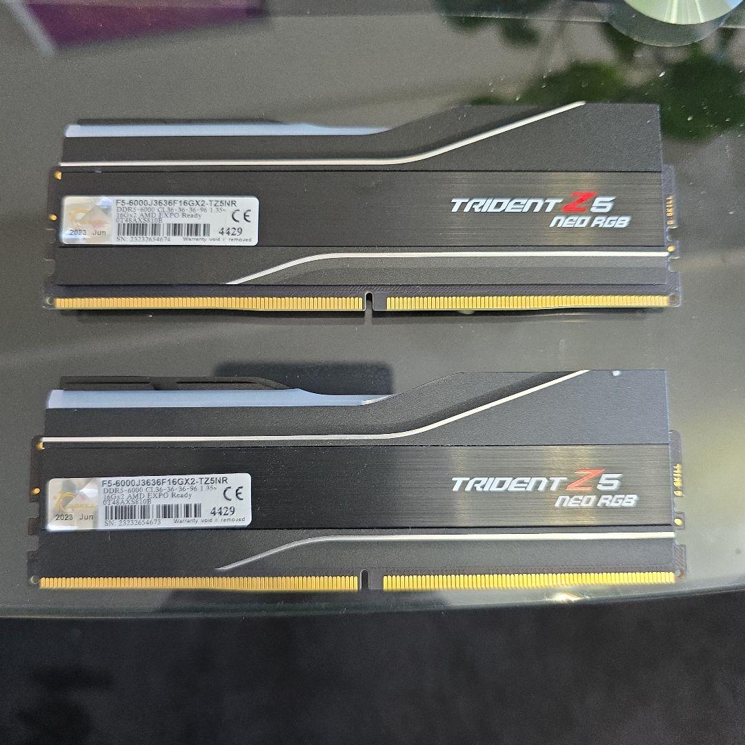 メモリー Trident Z5 Neo F5-6000J3636F16GX2-TZ5NR