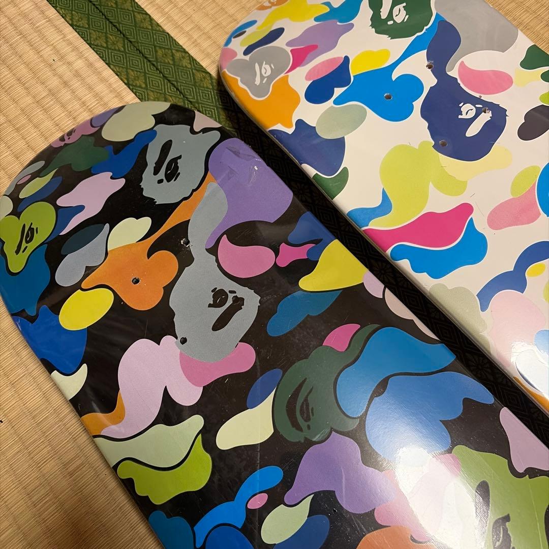 APE アベイシングエイプ ベイプ マルチカモ スケートボード デッキ 未使用