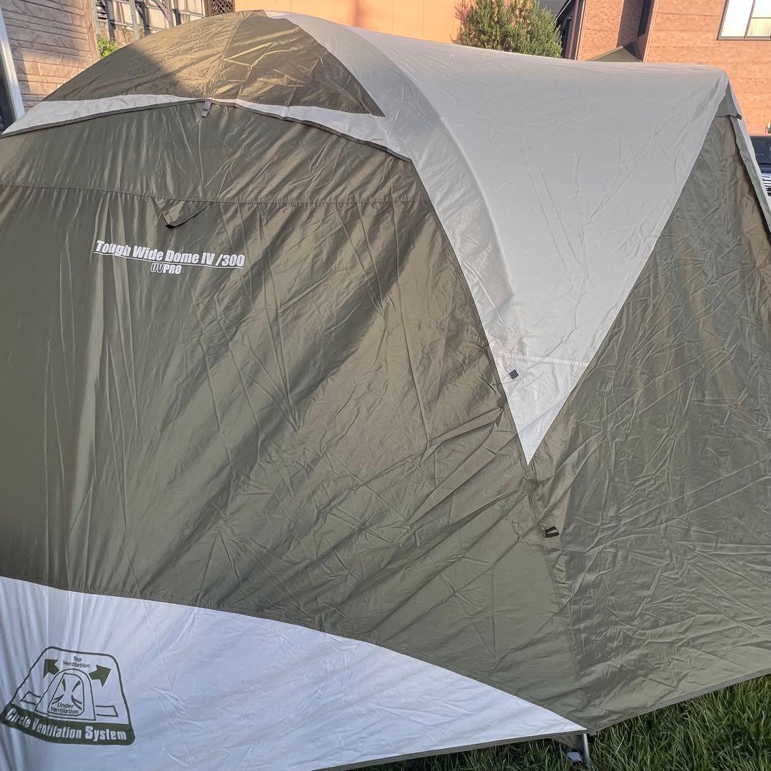 【良品】Coleman タフワイドドーム Ⅳ 300 オリーブサンド　限定色