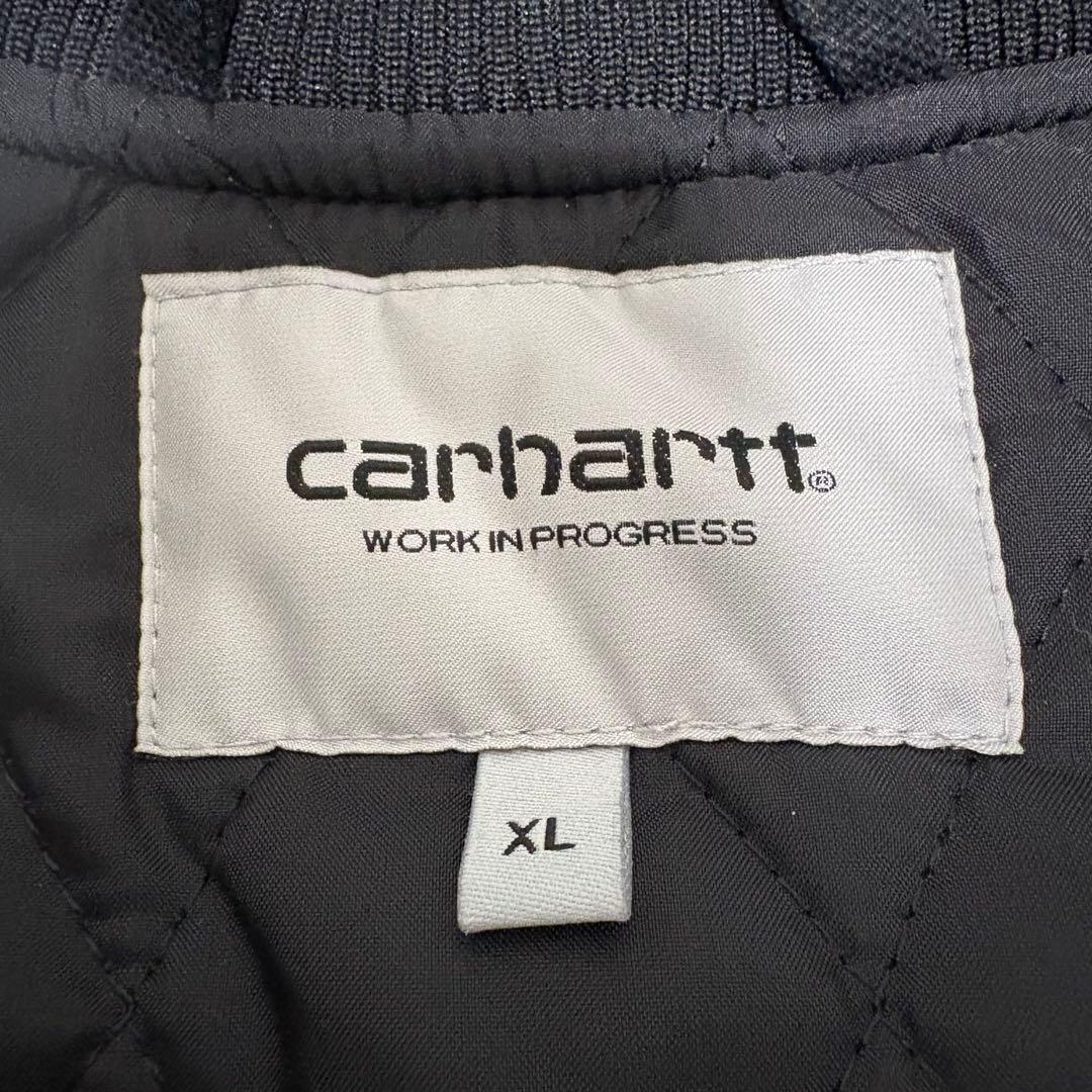 8*0様 Carhartt カーハート ダックベスト 黒 XL 未使用級 美品ワ