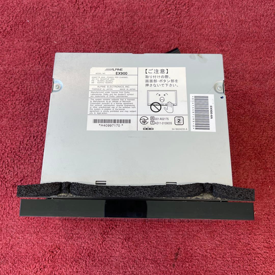 ALPINE WVGA EX900 9インチSDナビ