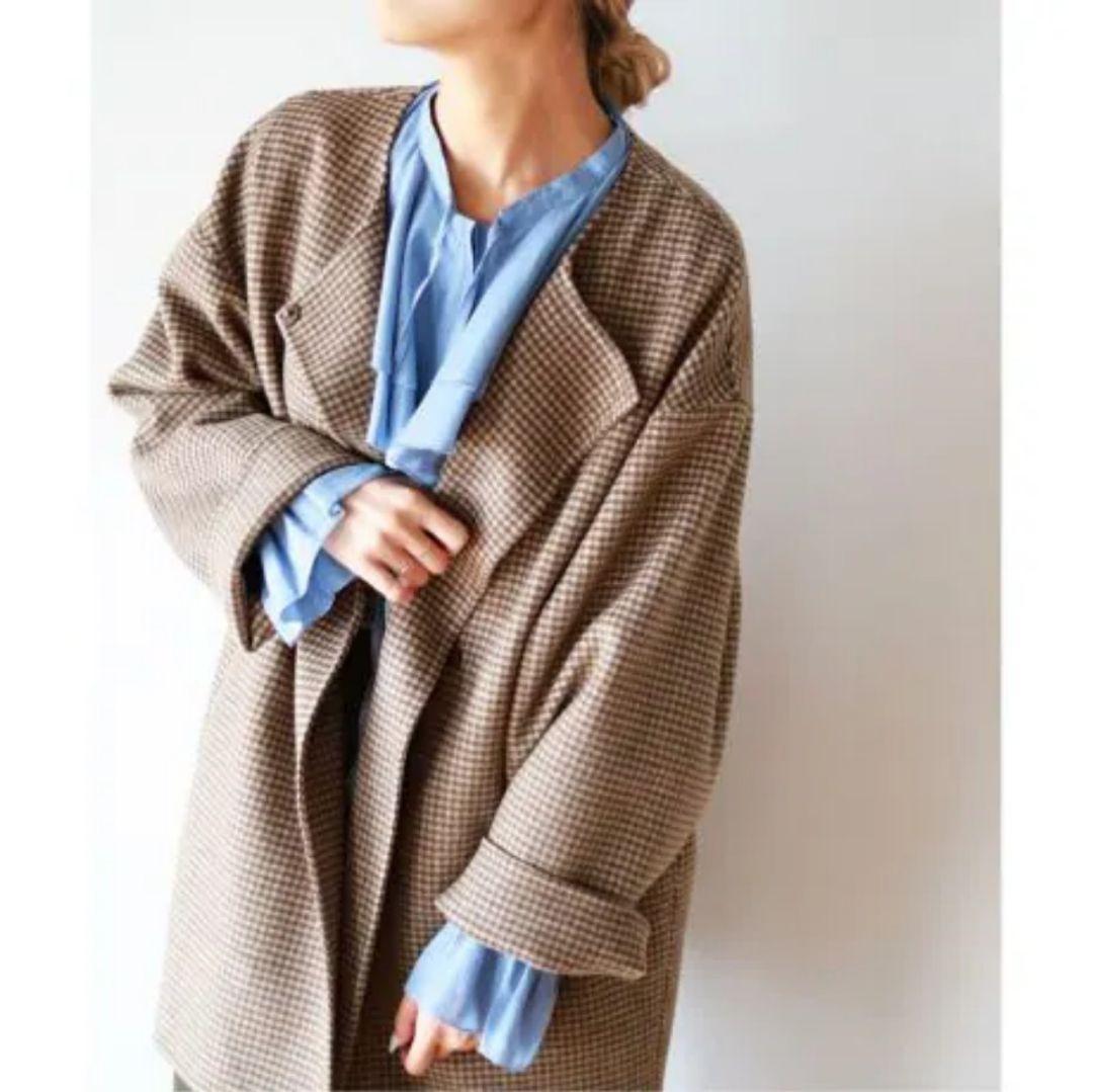 美品✨『SLOBE IENA』ハミルトン リバー ウール ショート コート F