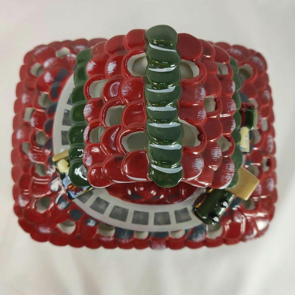 レア！極美品✨ビレロイアンドボッホ 陶器製クリスマスキャンドルハウス