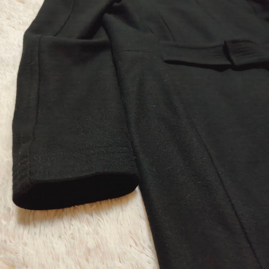 美品✨GIVENCHY スタンドカラー ウールコート ロング丈 ブラック 44