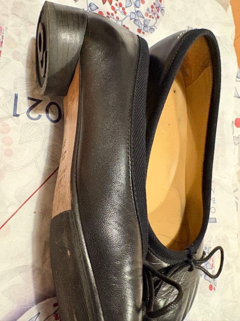 MM6 アナトミック バレエ フラットシューズ