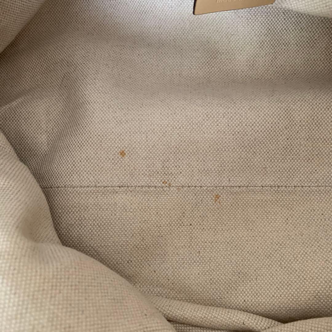 GUCCI イエロー キャンバスバッグ