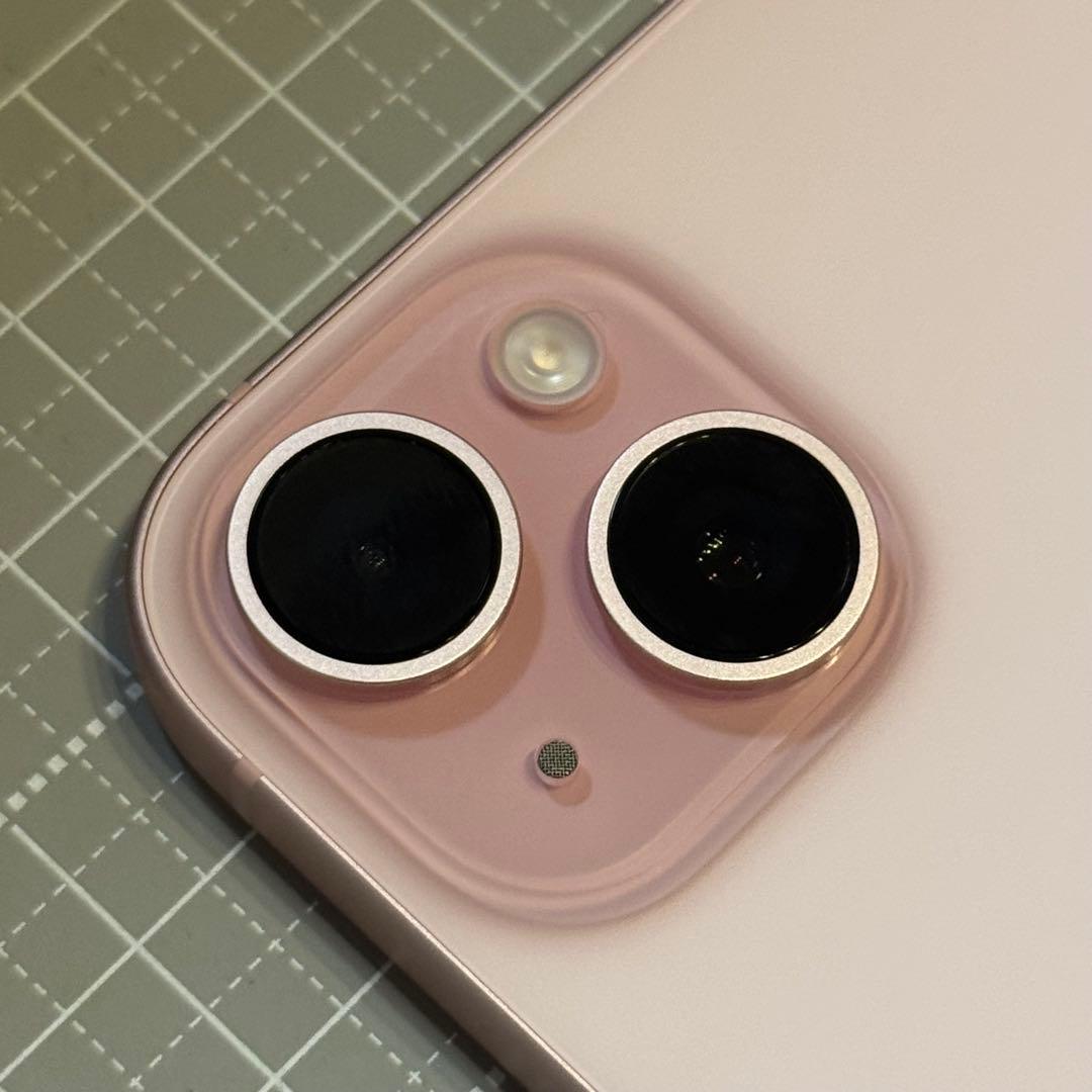 iPhone15 128GB ピンク バッテリー 91%