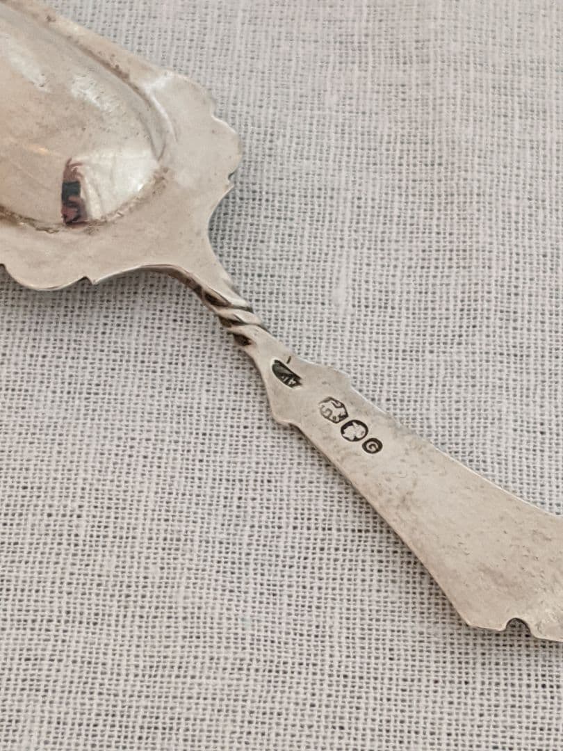 銀 スプーン ティー キャディー シルバー アンティーク 銀器