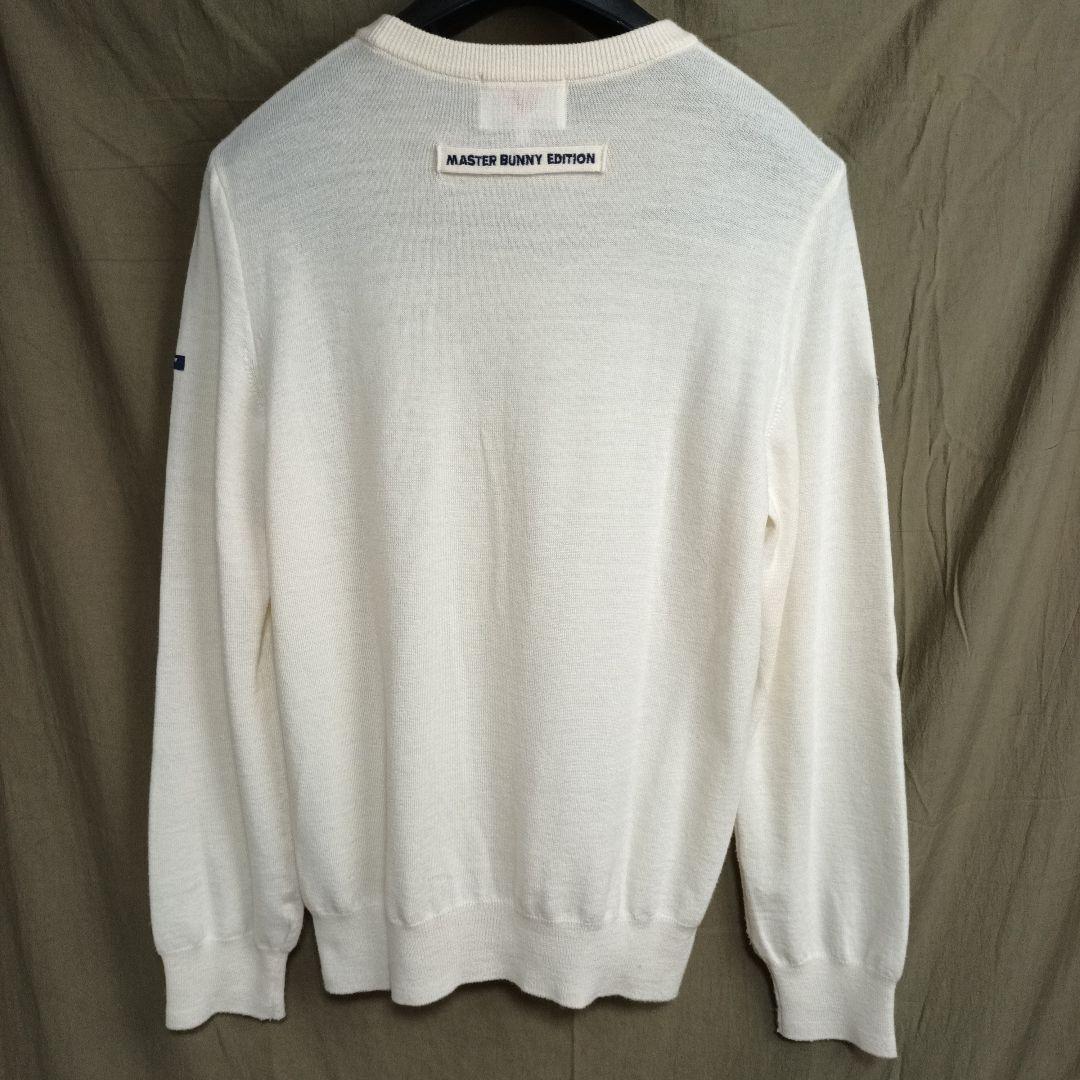 MASTER BUNNY EDITION カシミヤ混セーター ホワイト系 メンズ