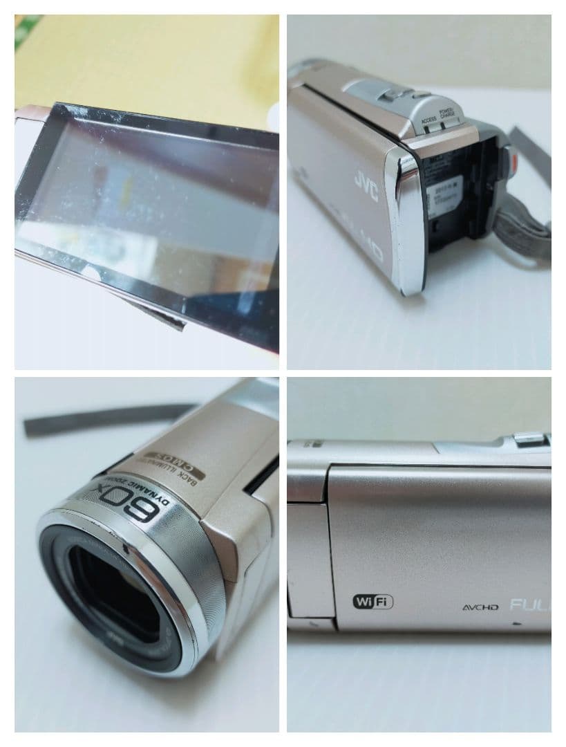 JVC GZ-EX370-N ビデオカメラ ケンウッド ピンク