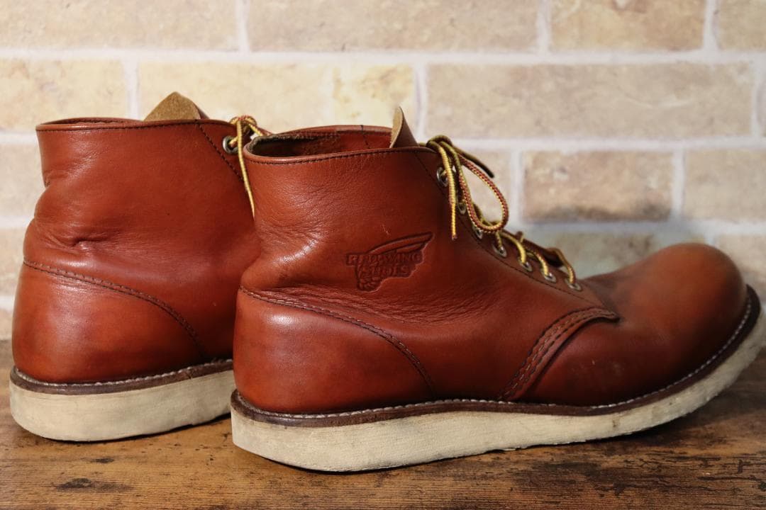 レッドウィング　8166　26.5cm　US8.5D　オロラセット　赤茶　09年