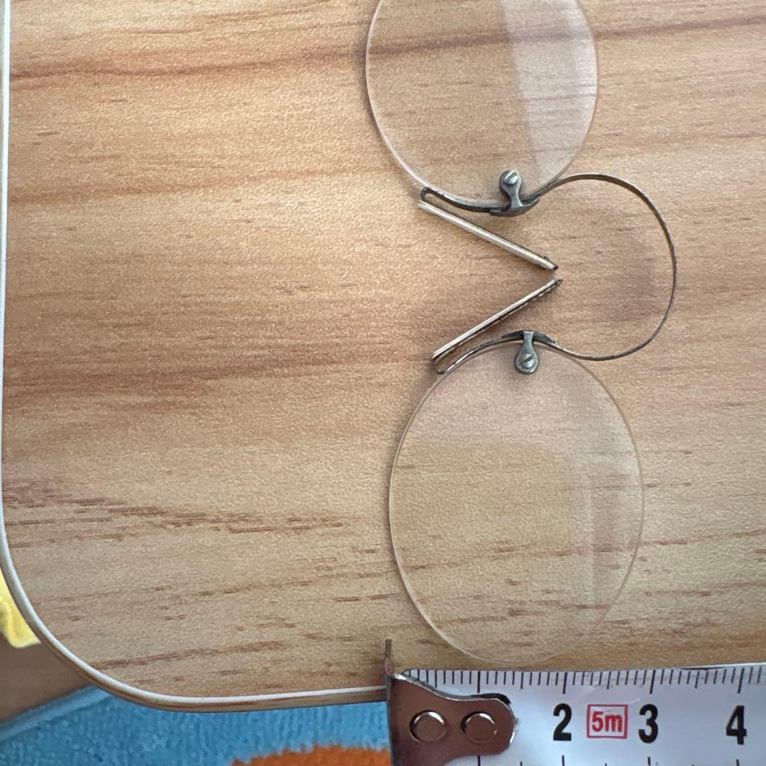 Cブリッジ型　古いフィンチ眼鏡