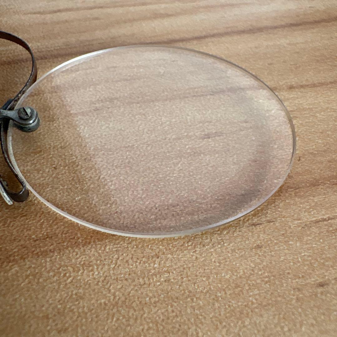 Cブリッジ型　古いフィンチ眼鏡