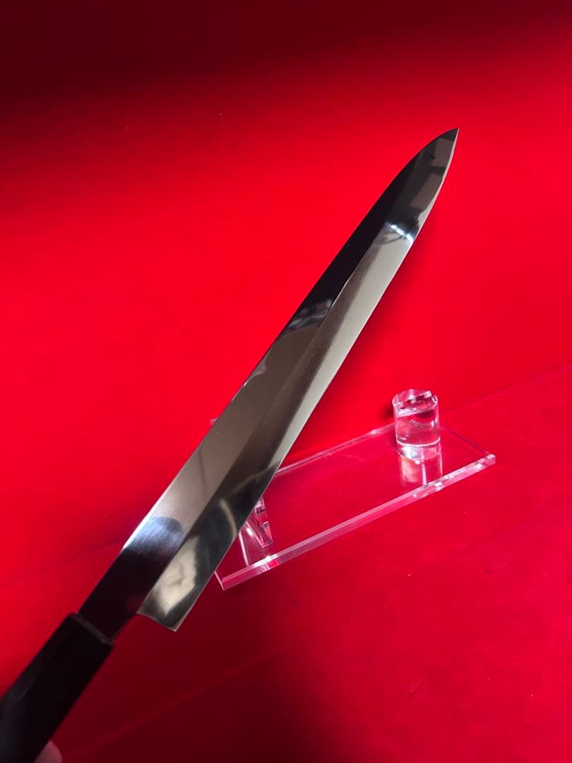 包丁　柳刃　尺　鏡面＋裏磨　切味抜群　箱付　未使用品