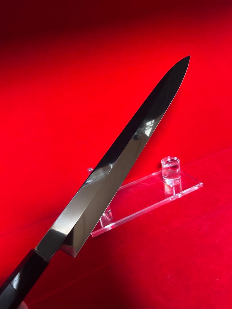 包丁　柳刃　尺　鏡面＋裏磨　切味抜群　箱付　未使用品